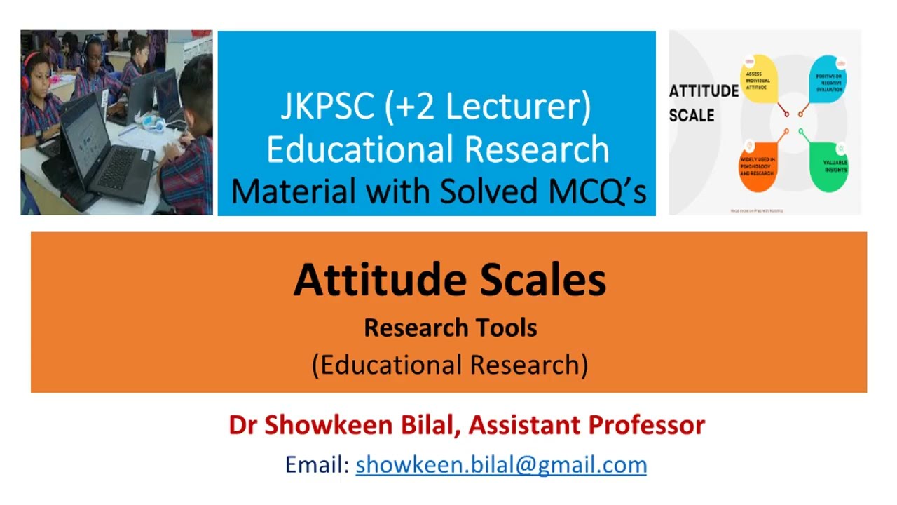 Attitude Scales in Educational Research | Types, Construction & MCQs | UGC NET, B.Ed, M.Ed