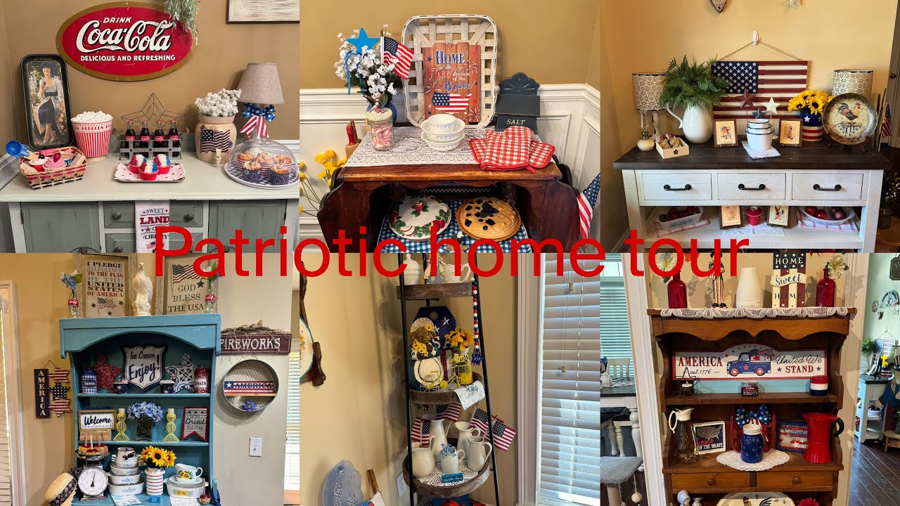 🇺🇸🍦 4th of July Home Tour 2025 | Patriotic Decor 🦅🧨