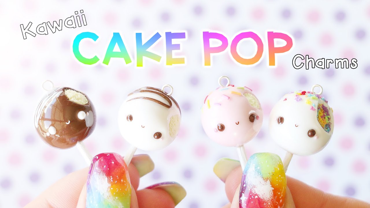 Kawaii Cake Pops│Polymer Clay Tutorial