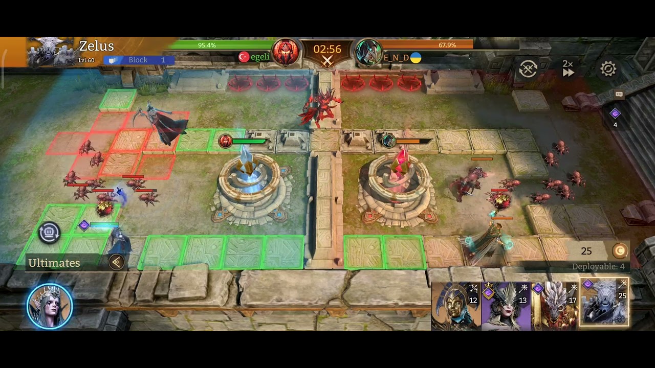 the watcher of realms yeni arena AOE DPS(new arena battle)