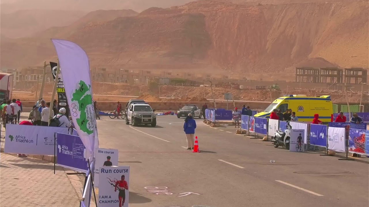 بث مباشر من قِبل Egyptian Triathlon Federation