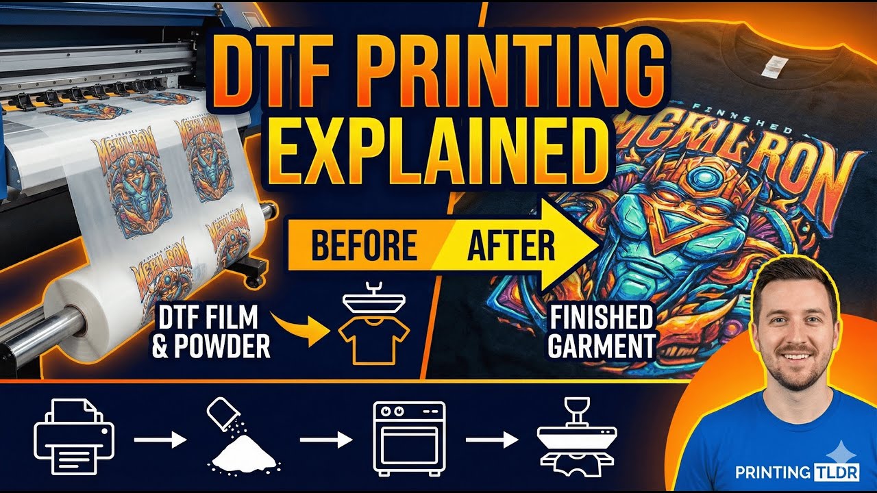 What is DTF Printing? Complete Beginner's Guide to Direct-to-Film Transfers