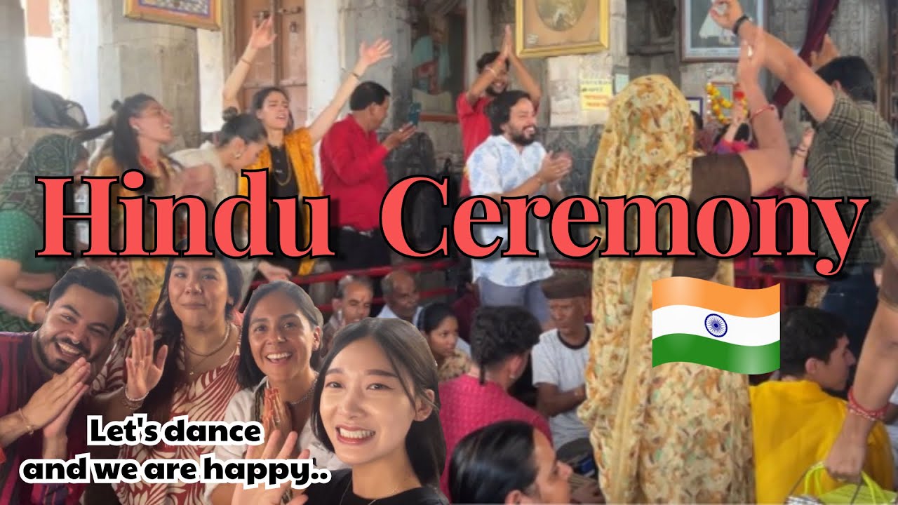 🇮🇳I witnessed HAPPINESS when dancing in Hindu Temple Udaipur,Venice of the East.Korean girl India