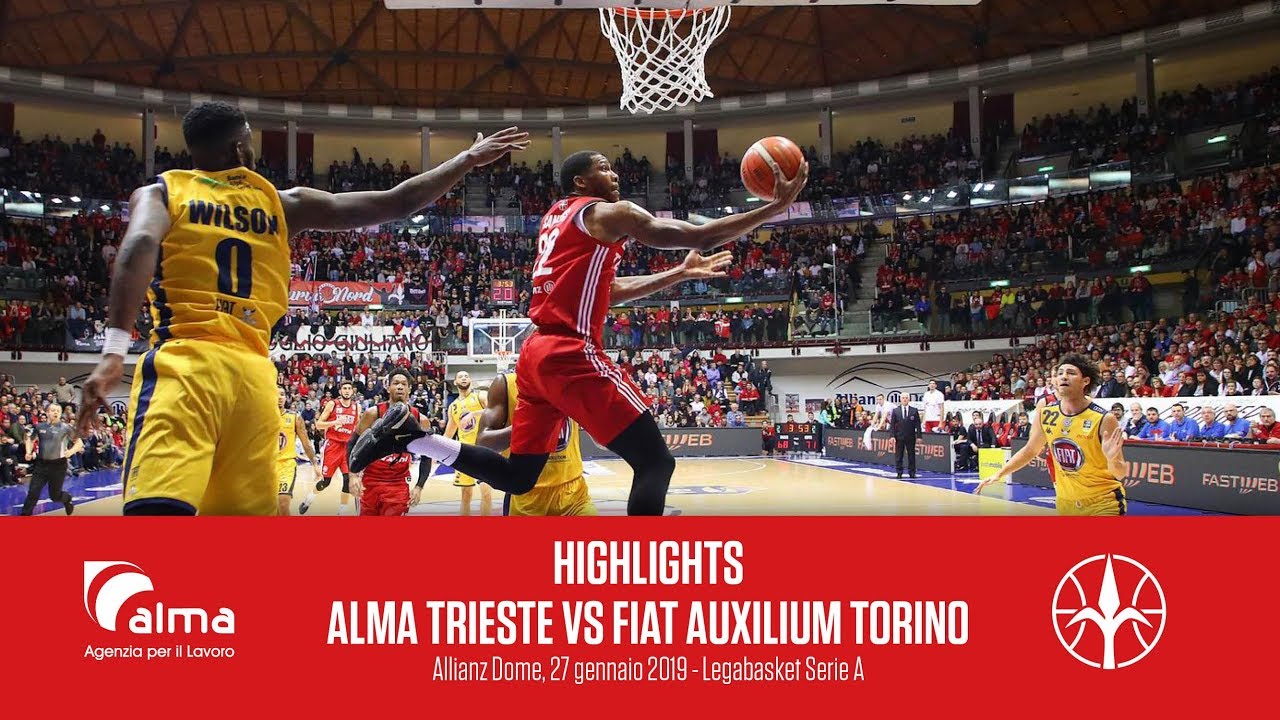 Highlights Alma Pallacanestro Trieste vs Fiat Auxilium Torino