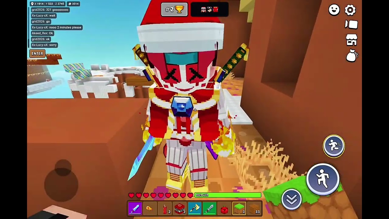 Xx_lucy_xX invite me to play sky wars!! Sorry at end is lag there manhunt! ( manhunt gameplay )