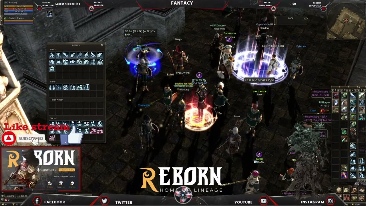 L2 Reborn signature x1 Fantacy  mi vida nueva de Archer lvl 43