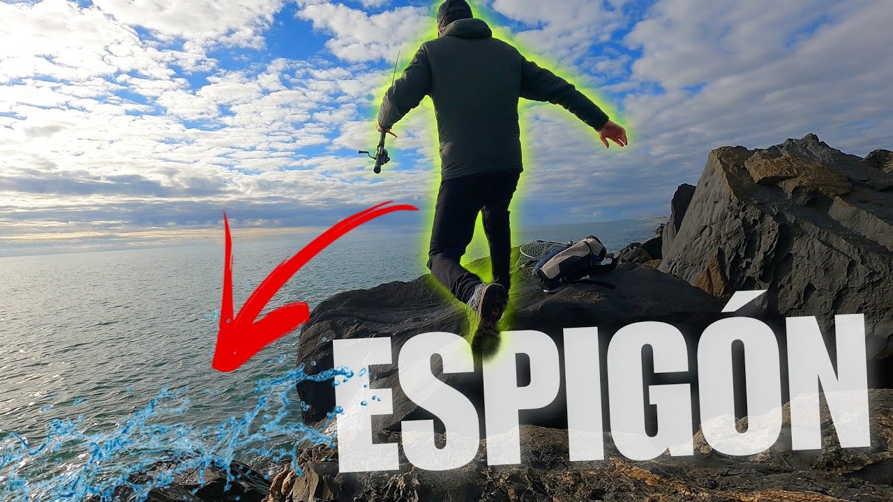 🤯 VUELVO al ESPIGÓN con el equipo de SPINNING [El agua está PERFECTA]