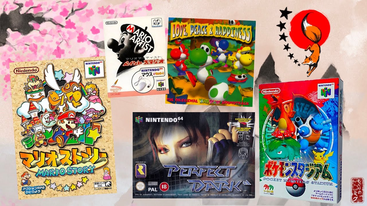 MA COLLECTION NINTENDO 64 ! TOUS MES JEUX N64 (2nde partie) : MARIO 64, POKÉMON STADIUM, SMASH BROS…