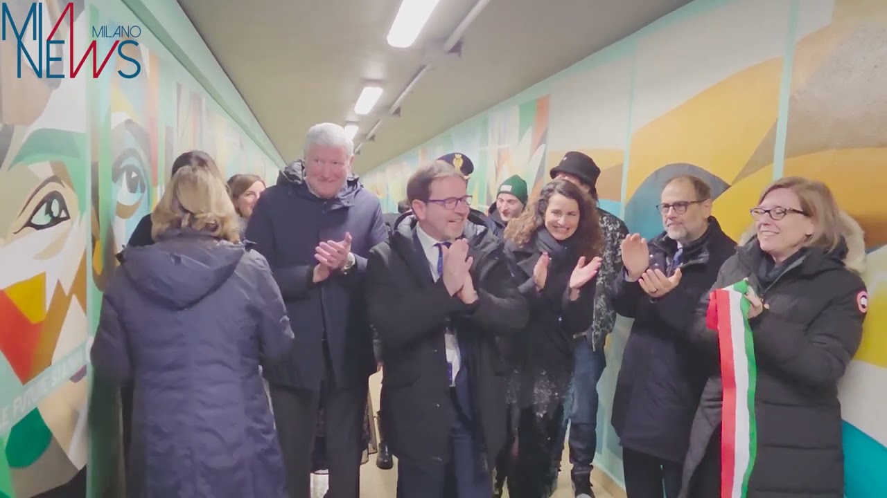 ROGOREDO, MURALES DI 85 METRI PER RINNOVO SOTTOPASSO CICLO-PEDONALE