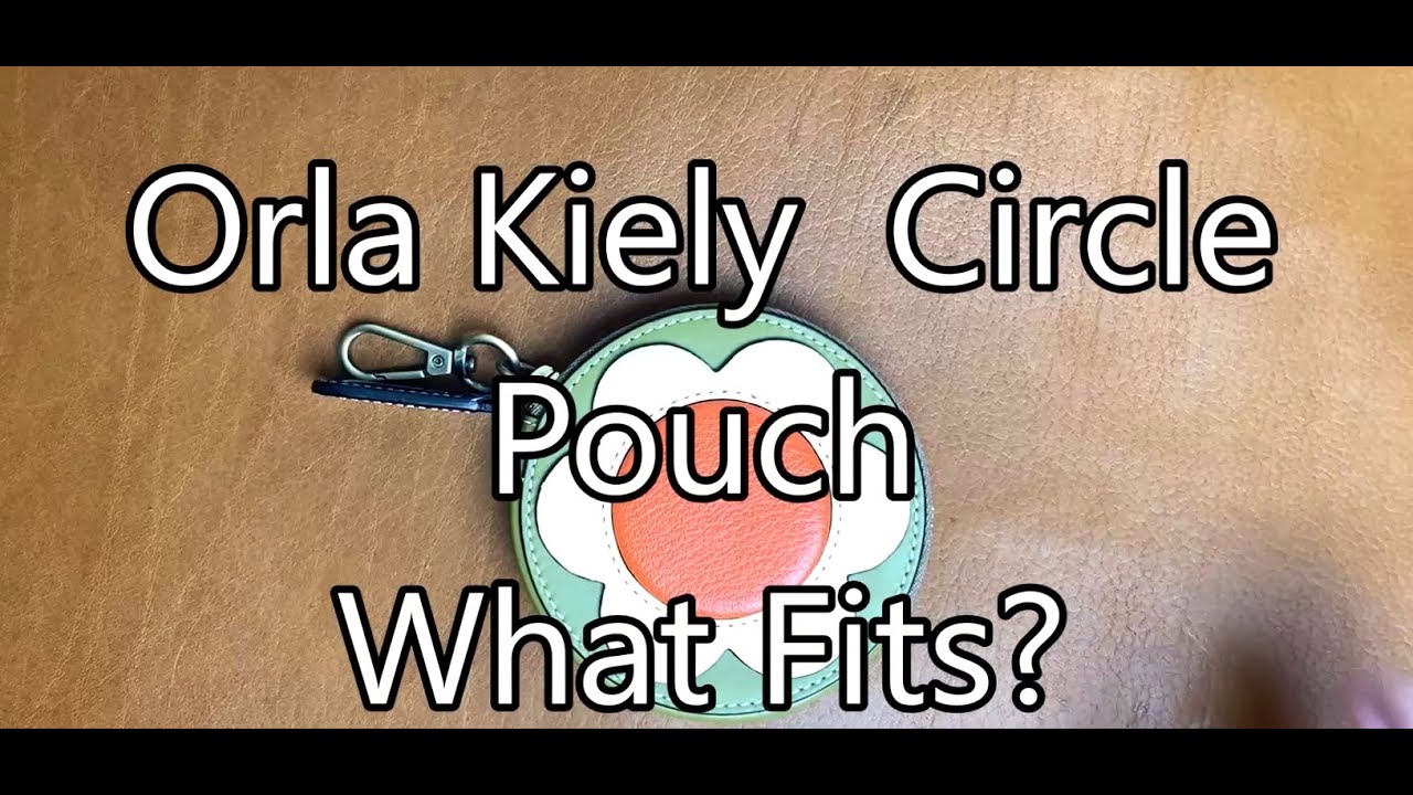 Orla Kiely Flower Circle Pouch - What Fits - ASMR - What's in my bag