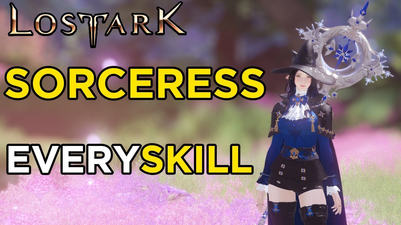 Lost Ark Sorceress All Skills | Gameplay
