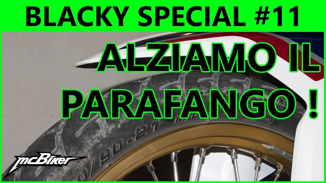 ALZIAMO IL PARAFANGO DELL'AFRICA TWIN | BLACKY SPECIAL #11