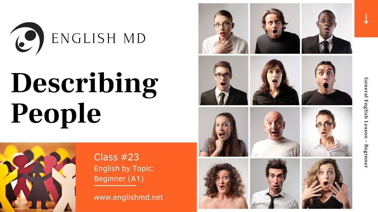 Describing People | Beginner English for ESL Adults & Teens (A1) | Review