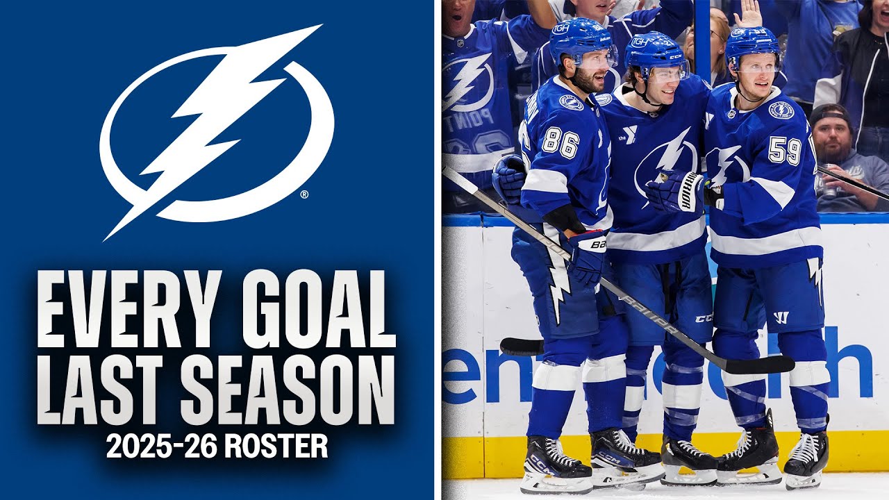 EVERY GOAL last season from the 2025-26 TAMPA BAY LIGHTNING ⚡️ 