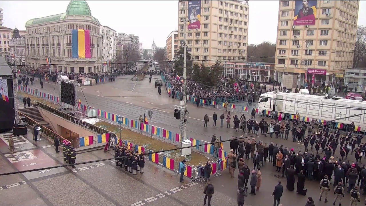 Manifestări prilejuite de Ziua Unirii Principatelor Române în Piața Unirii din județul Iași