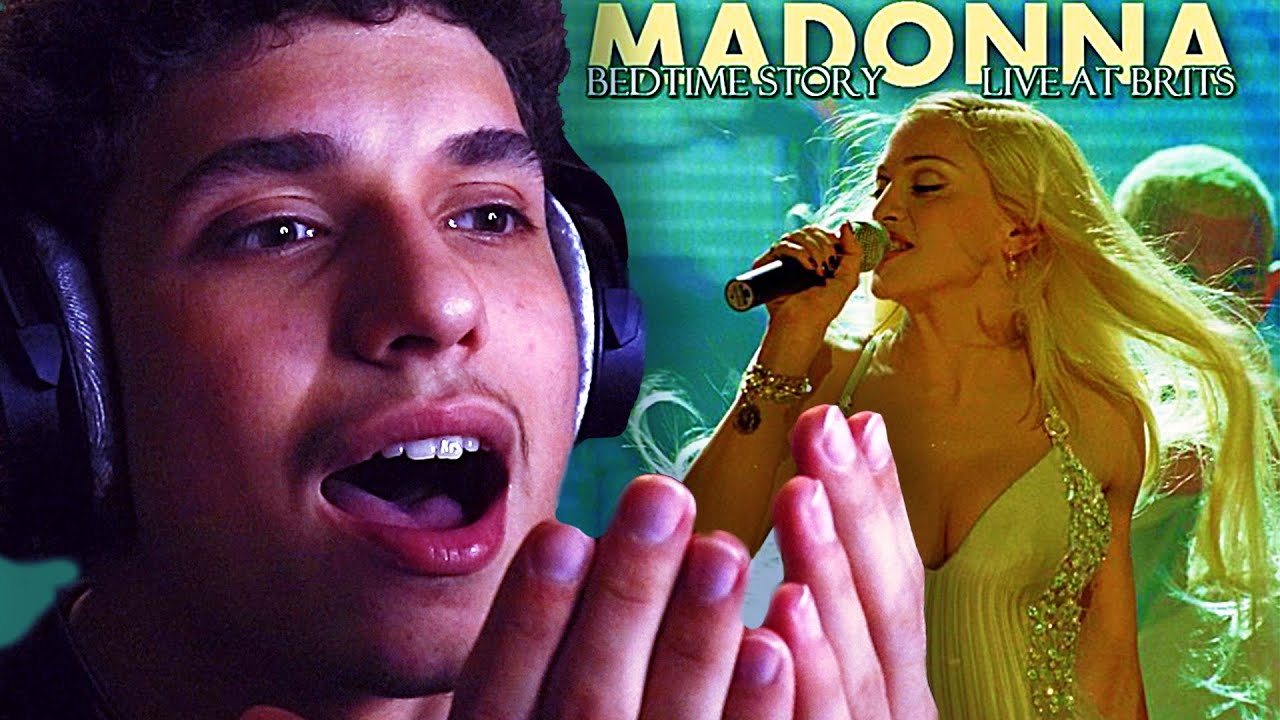 VI3ION Reacts to Madonna - Bedtime Story (Live from the 1995 Brit Awards)