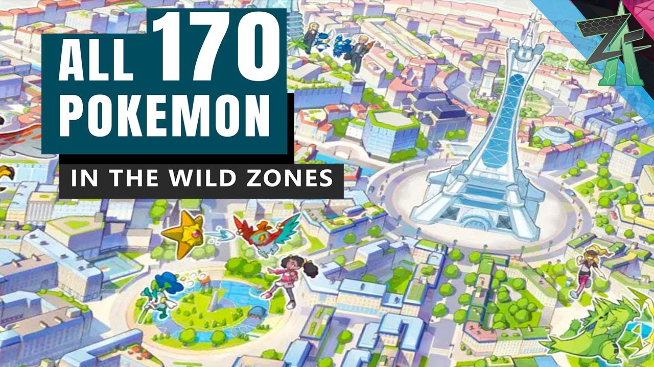 Every Wild Zone Pok&eacute;mon (All 170!) | Pok&eacute;mon Legends Z-A