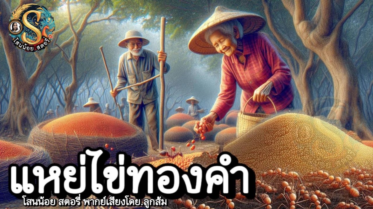 นิทาน | แหย่ไข่ทองคำ : สมบัติในบ่อน้ำ | นิทานพื้นบ้านมีแง่คิดคติสอนใจ |