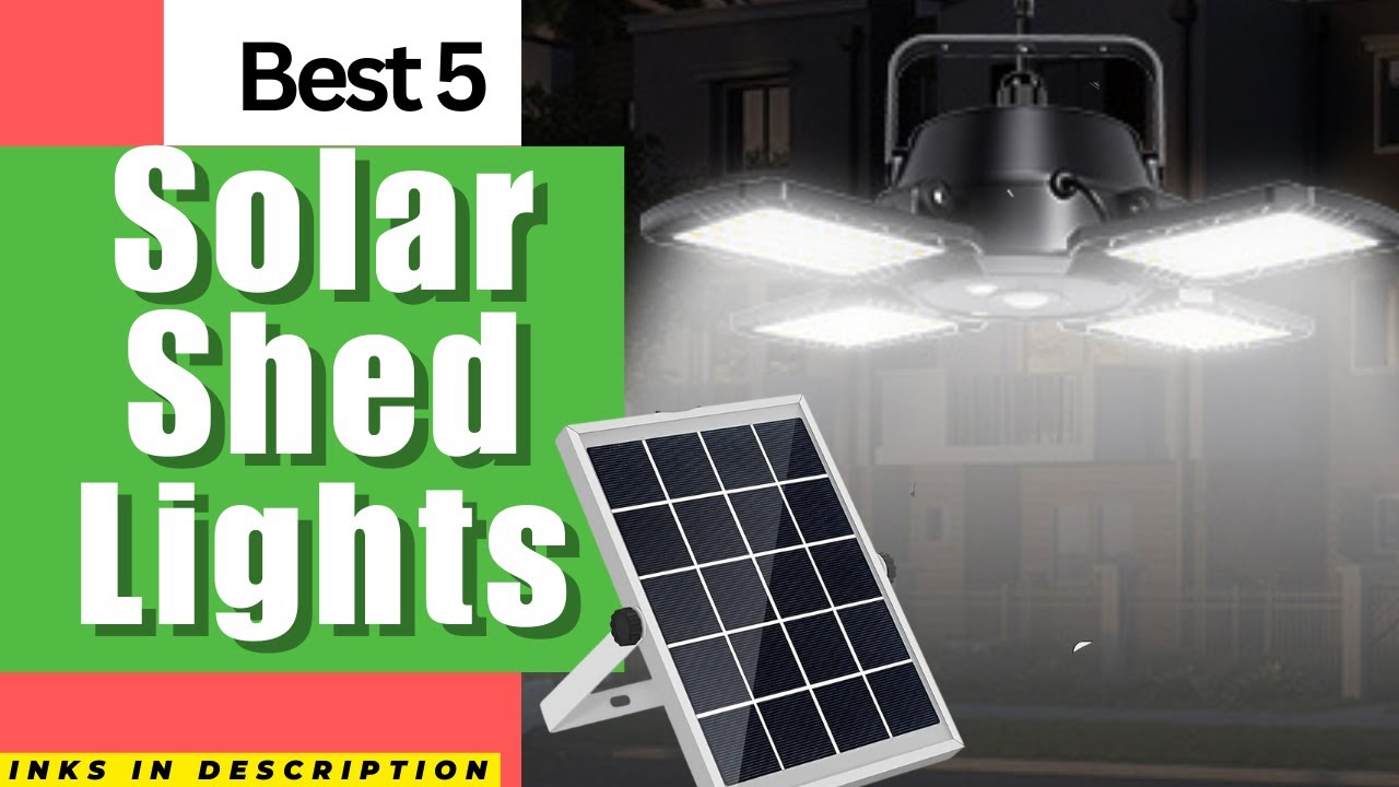 Top 5 Solar Shed Lights 2023 - Illuminate Your Shed with Solar Magic | Sun Luminance