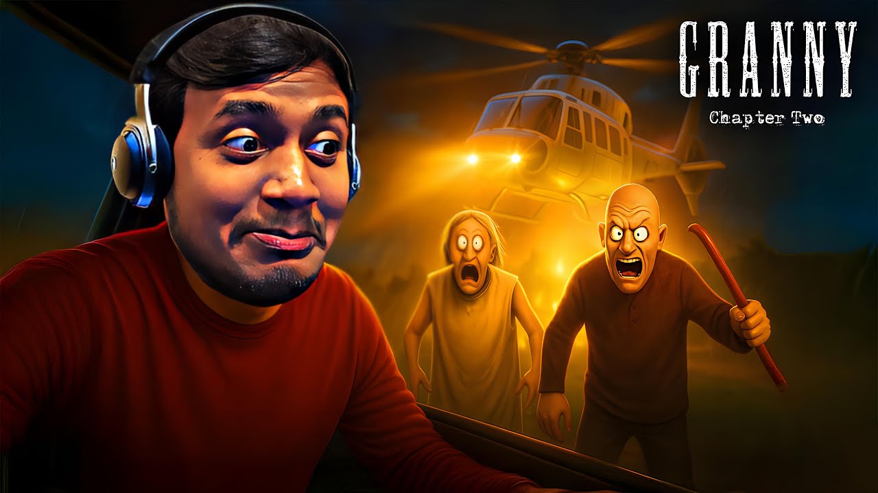 Helicopter Escape in Granny True Story | Granny