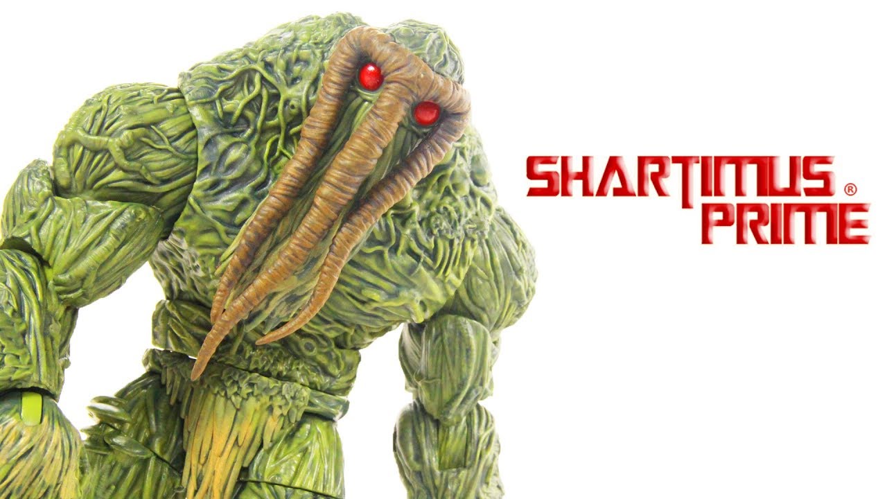 Marvel Legends Man-Thing Build A Figure BAF Netflix Wave Hasbro Action Figure Toy Review