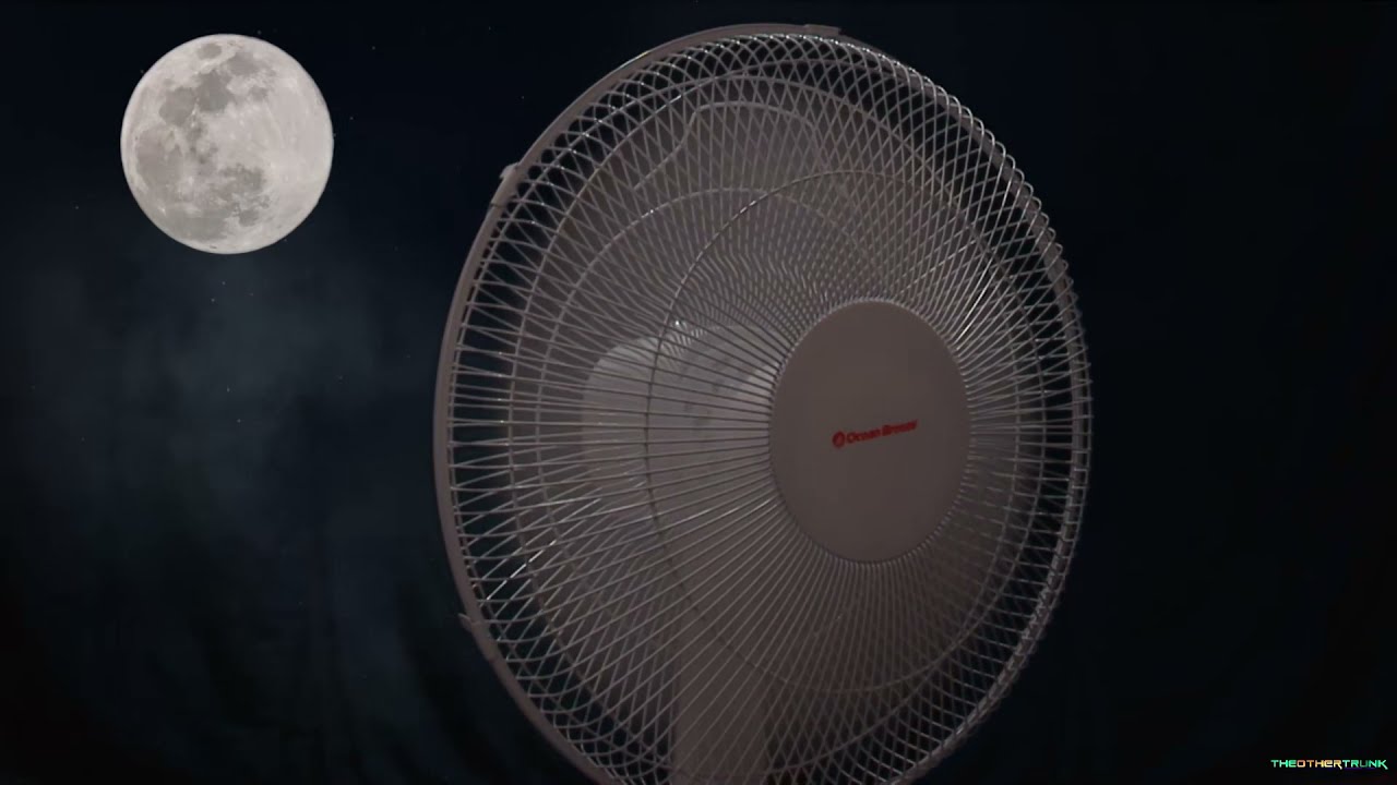 12 Hours Oscillating Fan in stereo to help you sleep.  White noise tinnitus and insomnia help.