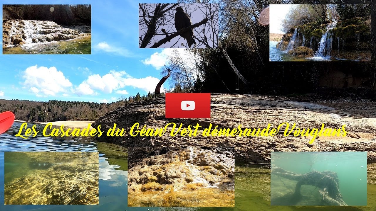 Les magnifiques cascades du Lac de Vouglans