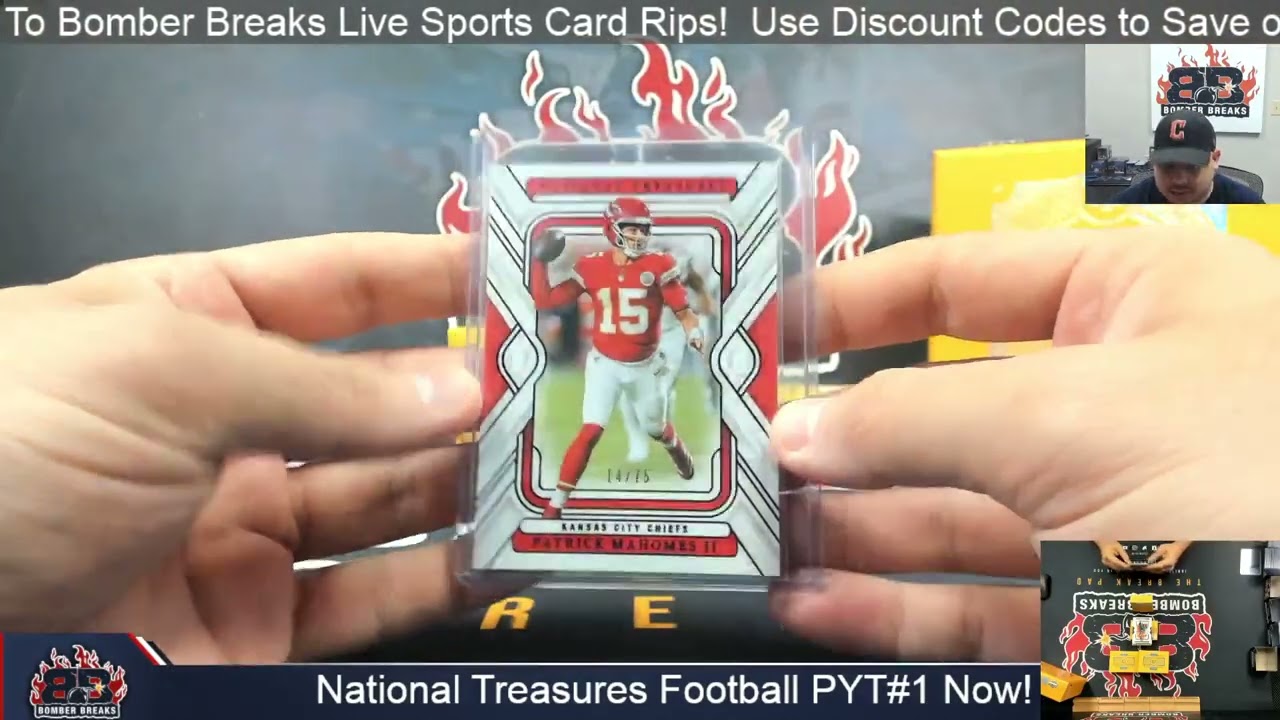 2024 Panini National Treasures Football Pick Your Team #1 Case Break 8 6 25