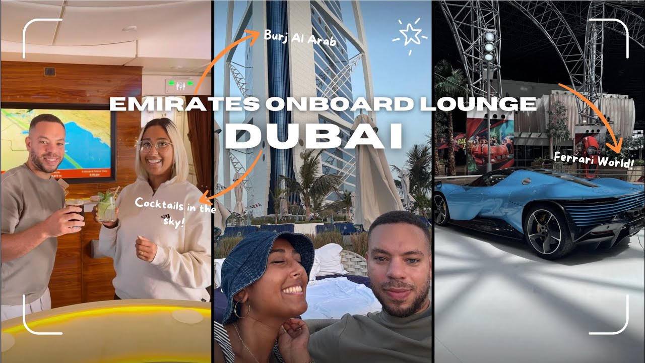 EMIRATES BUSINESS CLASS A380 + WE GOT OUR DUBAI RESIDENCY! 🤯 Ferrari World & Abu Dhabi surprise