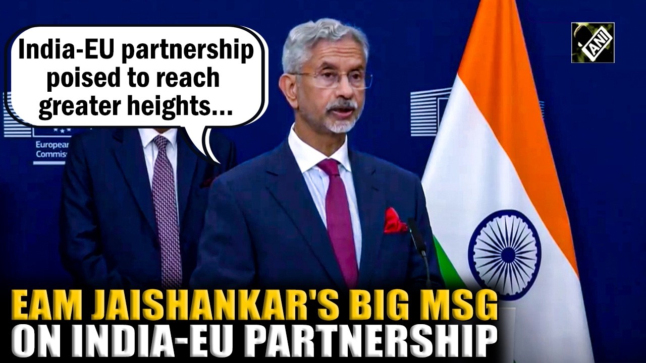 'India-EU partnership poised to reach greater heights...': EAM Jaishankar