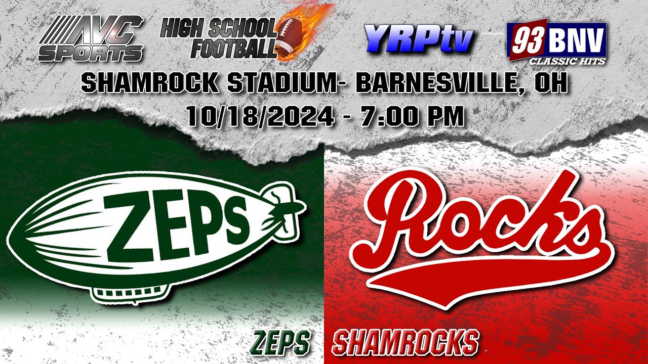 Shenandoah Zeps vs Barnesville Shamrocks HS Football 10.18.2024