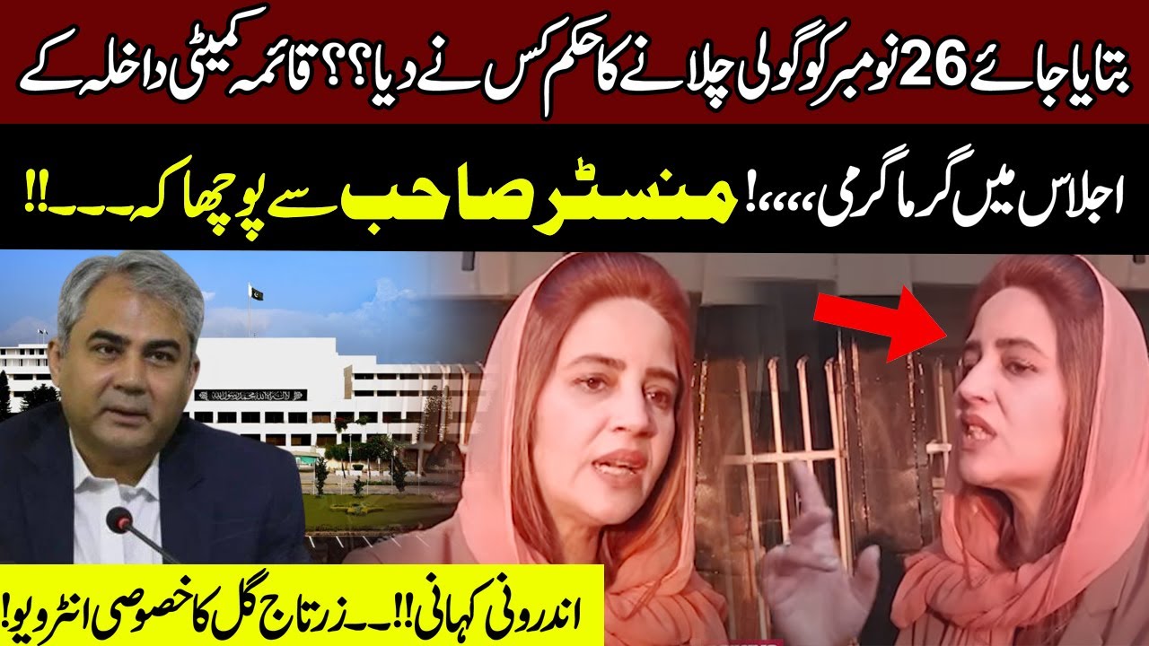 Zartaj Gul Demands Answers: Who Ordered the Firing on November 26?| Interior Committee| Naeem Asghar
