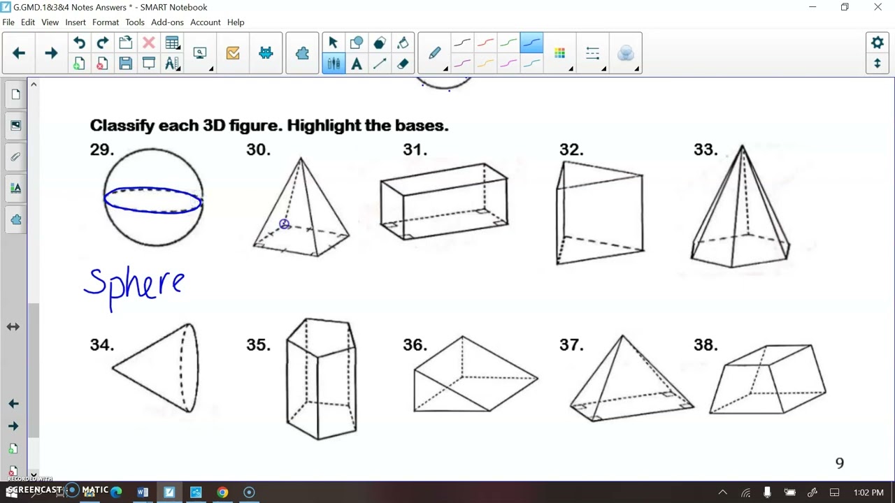 G.GMD.1/3/4 Level 2-3 Video #1