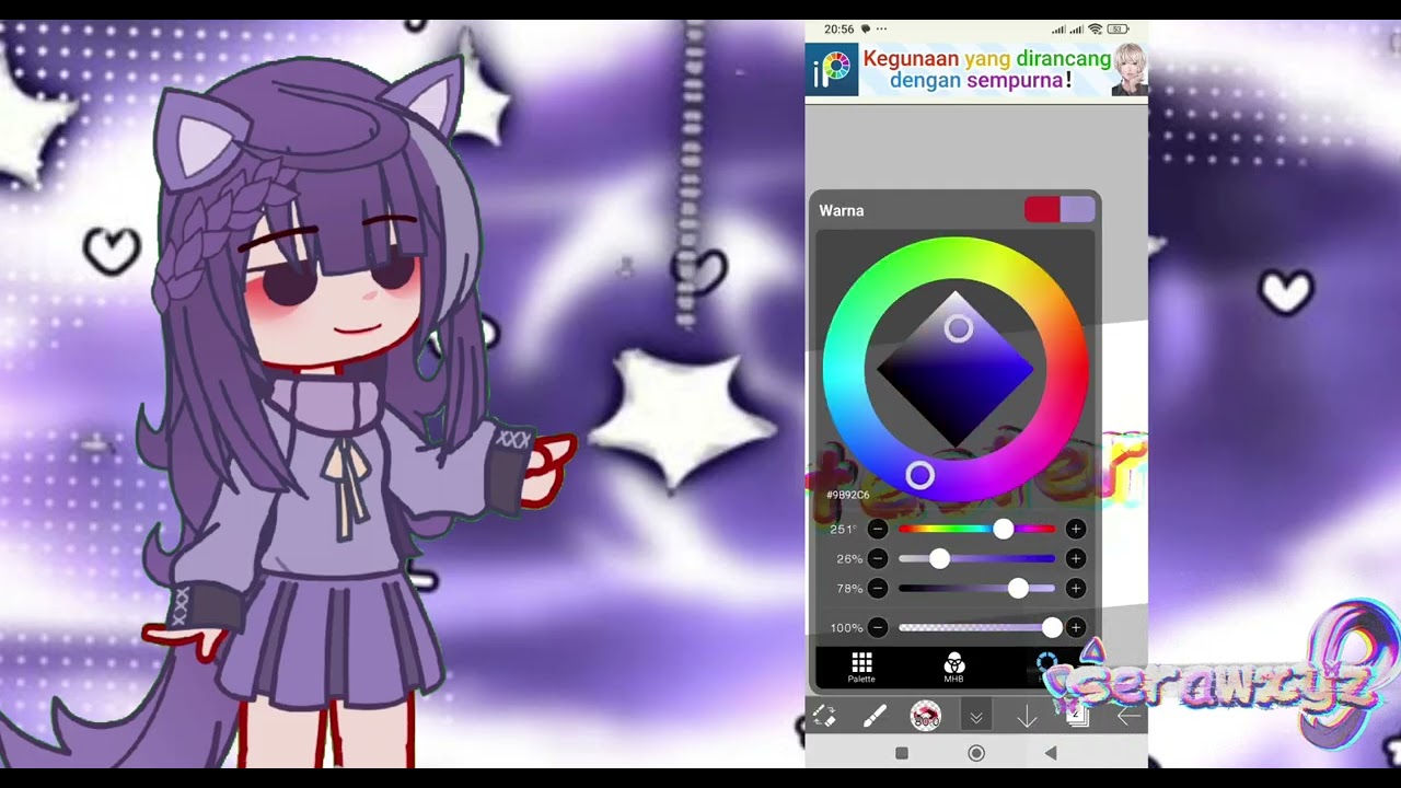 Bikin watermark dari ibispaint doang??