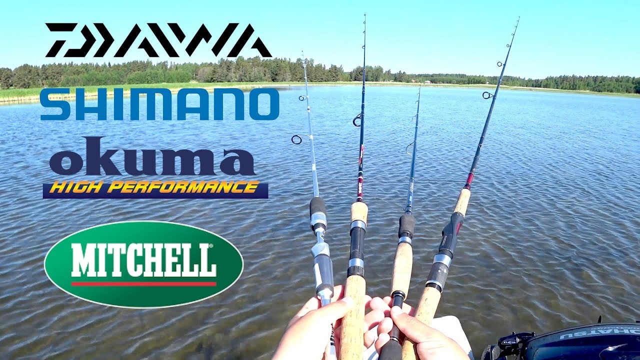ТЕСТ СПИННИНГОВ SHIMANO OKUMA DAIWA MITCHELL ! ДАЛЬНОСТЬ ЗАБРОСА ! КАКОЙ ВЫБРАТЬ СПИННИНГ !