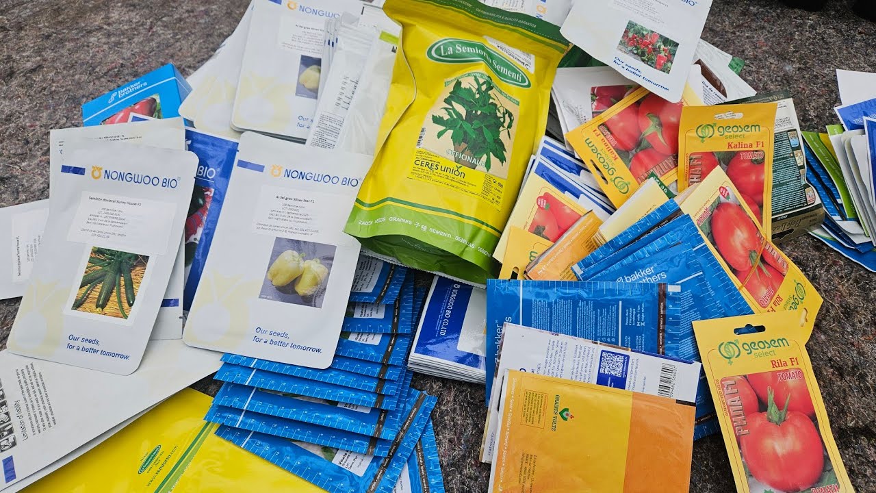 Răsaduri de legume 2026! Ce semințe am ales pentru următorul sezon!