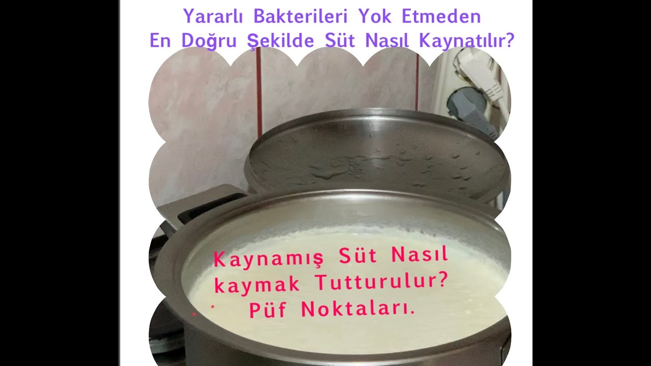 Çiğ Süt Kaç Dakika Kaynatılır ve Kaymak Nasıl Tutturulur?