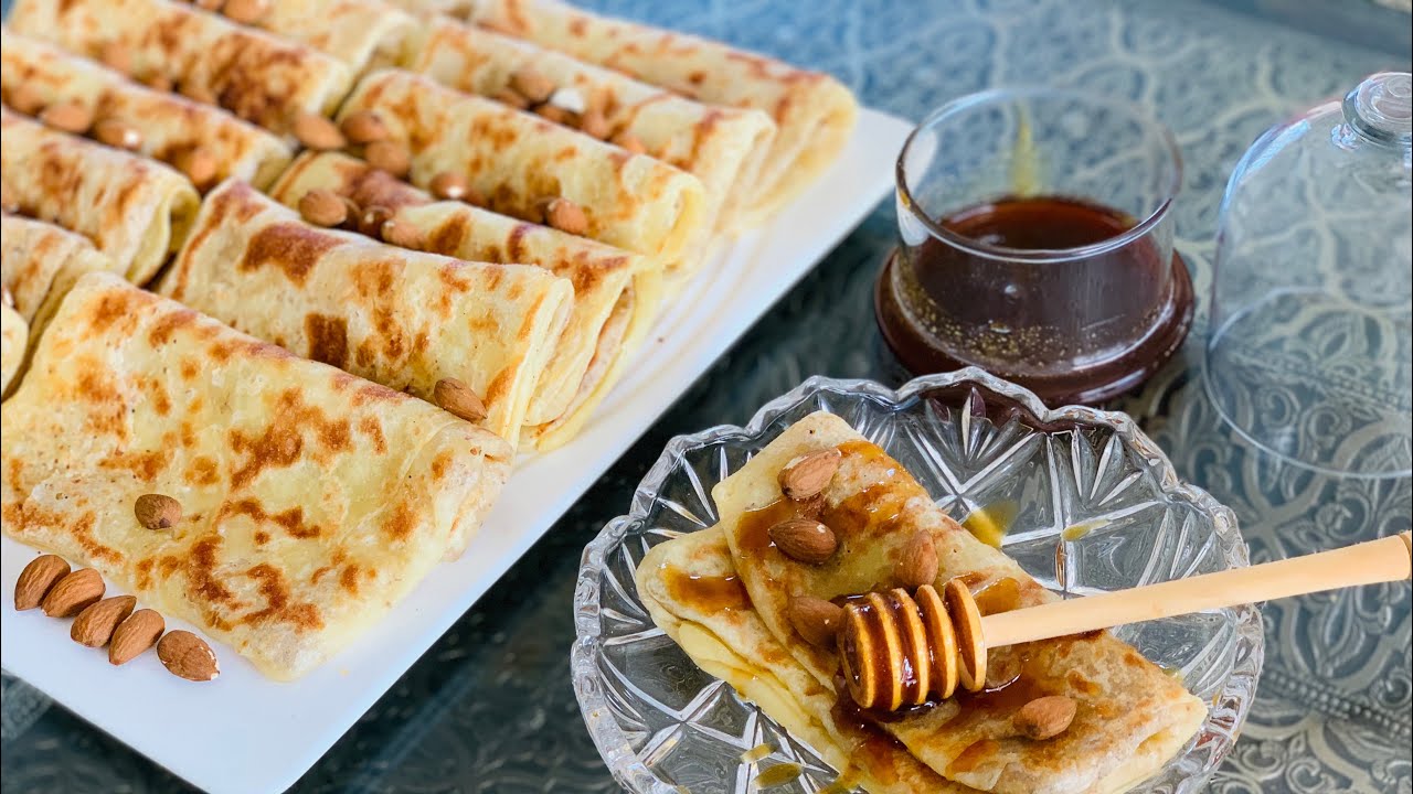 مسمن مورق  باللوز لصباح عيد الاضحى  من اروع والذ انواع المسمن جربوه و ردو علياmsemen