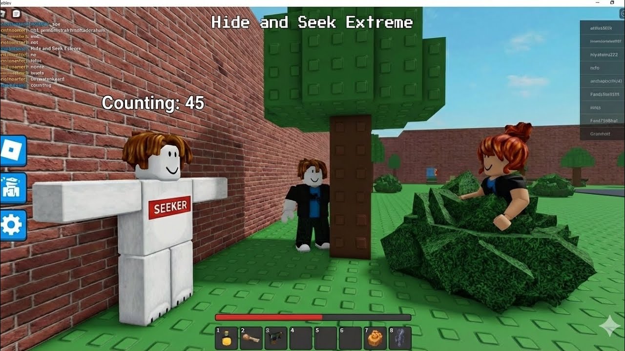 MEGA ESCONDE-ESCONDE NO ROBLOX (Quem será que venceu?)