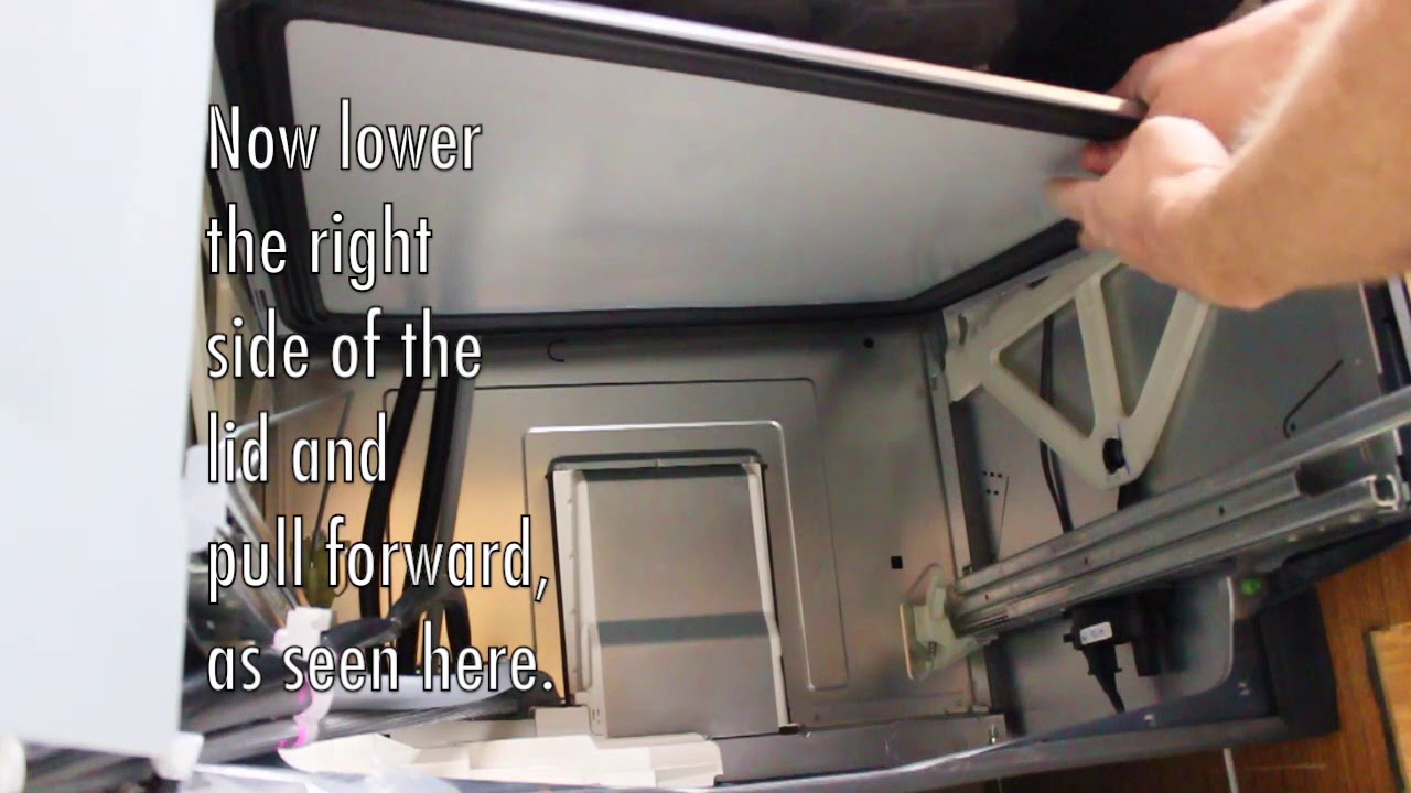 How to remove The Lid, Yoke & Actuator for Fisher and paykel  DishDrawer
