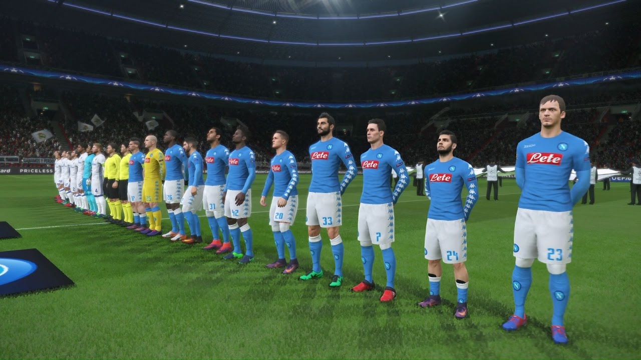 PES 17 - Real Madrid vs Napoli - UEFA Champions League 15/2/2017 - Modo Estrela