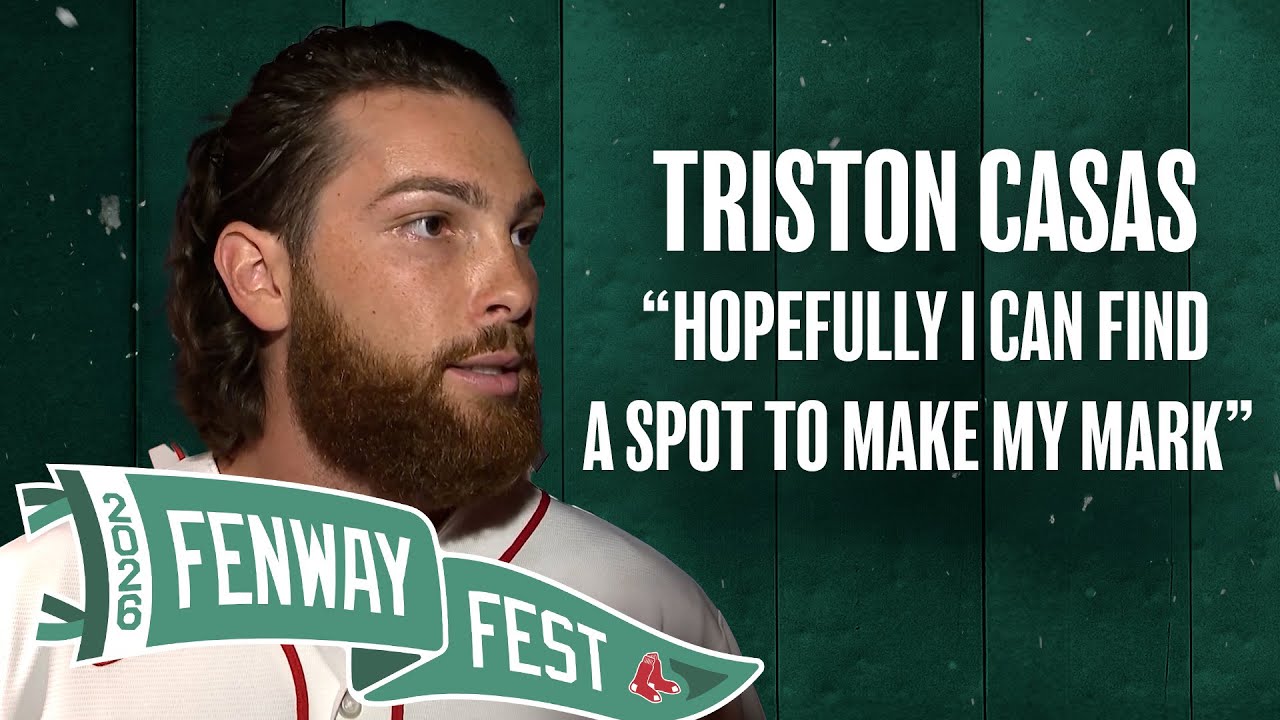 Triston Casas on Willson Contreras Joining the Red Sox, His Role with the Red Sox | Fenway Fest