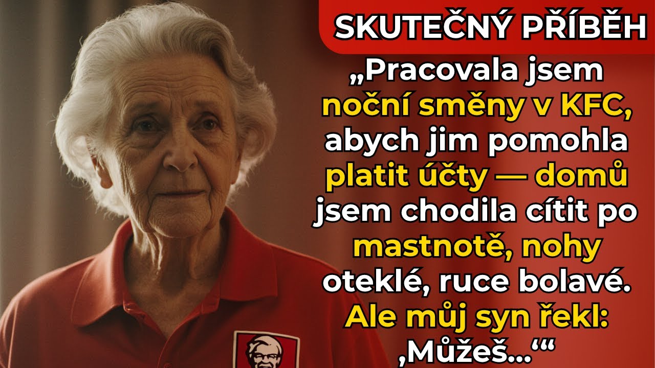 „Dělala jsem noční směny v KFC, abych platila účty — domů jsem chodila unavená a oteklá.“