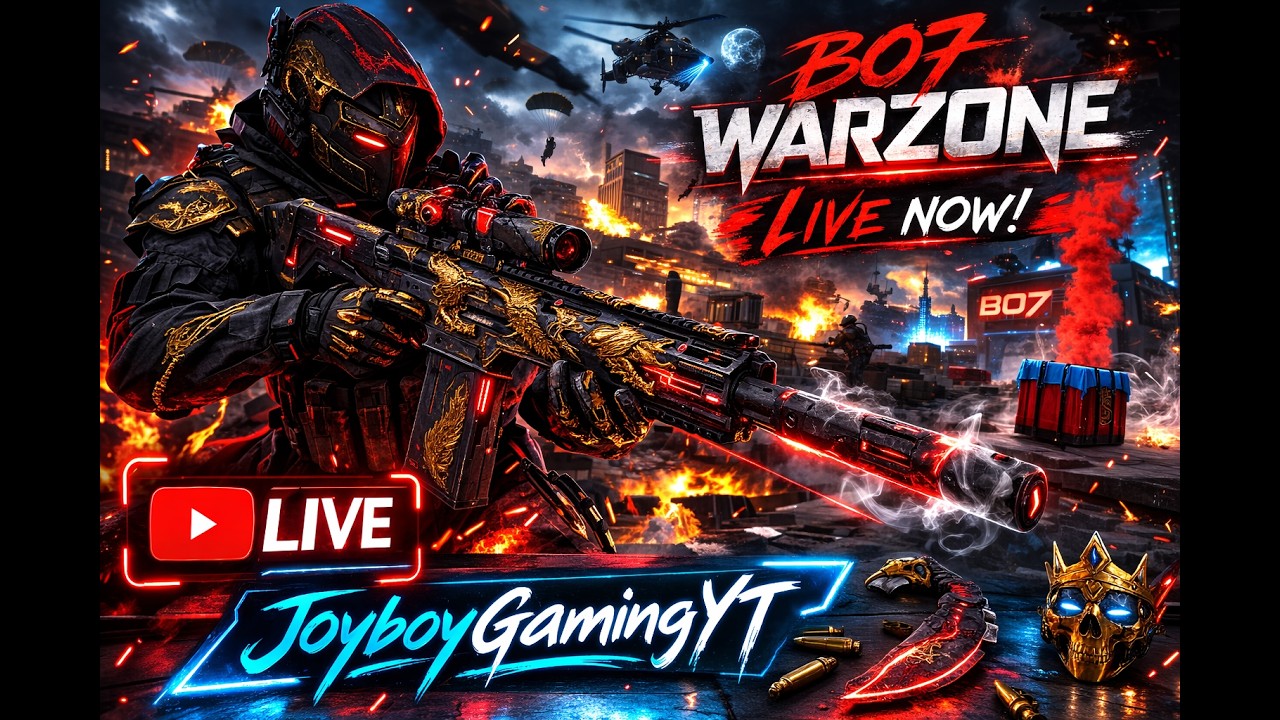 Warzone Live Madness | COD - B06 LIVE | JoyboyGamingYT | JOIN USSS!!!