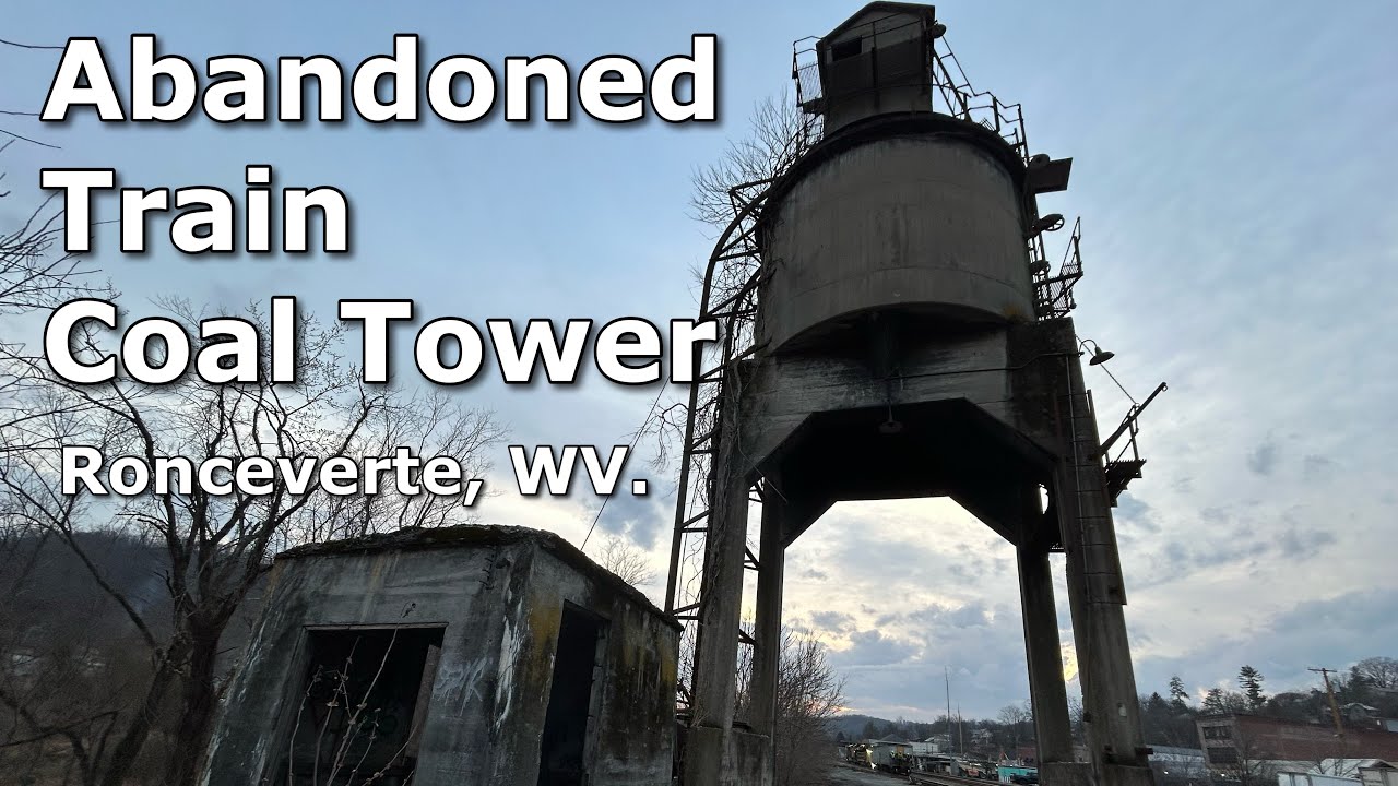 Abandoned Train Coal Tower Brief Exploration ~ Ronceverte, WV!  #abandoned #outdoors #history 
