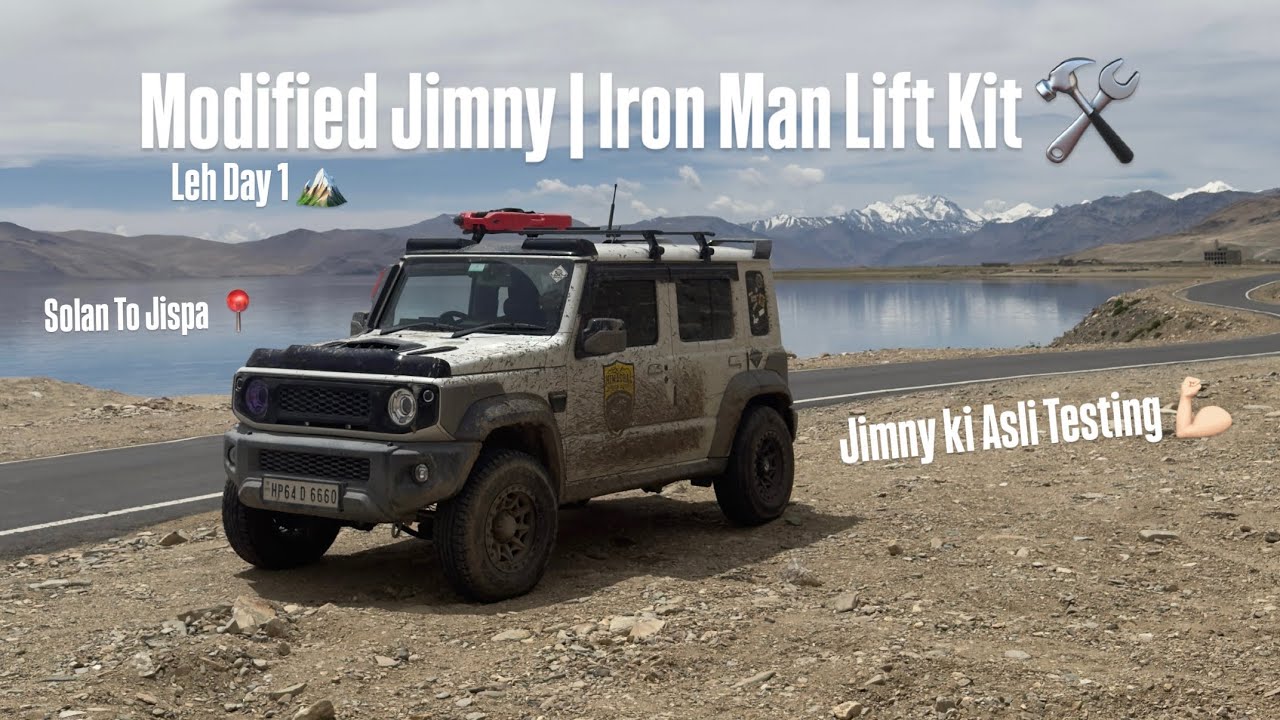 Modified Jimny | Leh Day 1 | Iron Man Suspension 🔥🛠️ #jimny #4x4 #modified #jimnymodified