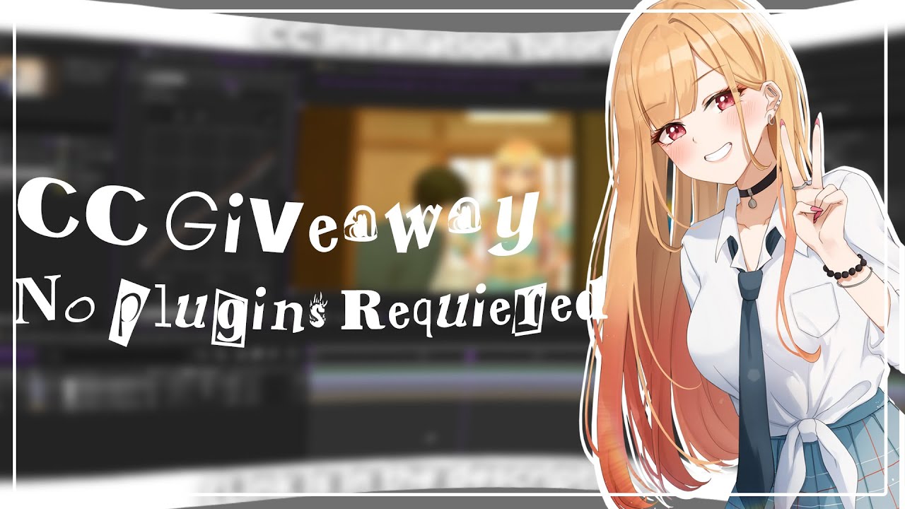 My first CC giveaway NO PLUGINS REQUIERED (also includes my last vid's project file)