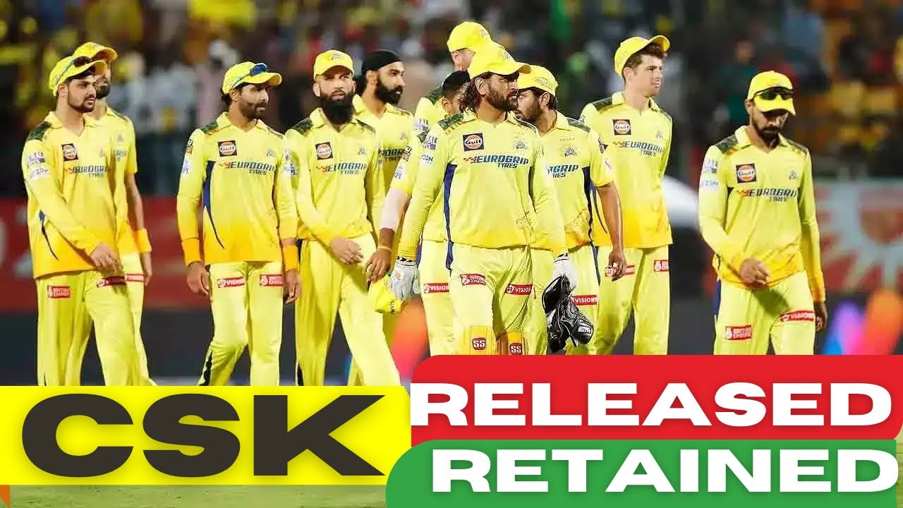 💛 Chennai Superkings Retentions and Released players list and analysis! Fans Didn’t Expect THIS… 🔥 🏏