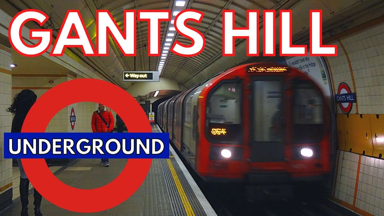 Train Spotting at Gants Hill Station on the London Underground