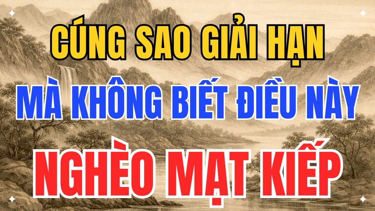 90% NGƯỜI VIỆT ĐANG CÚNG SAO GIẢI HẠN SAI – CÀNG CÚNG CÀNG RƯỚC HẠN
